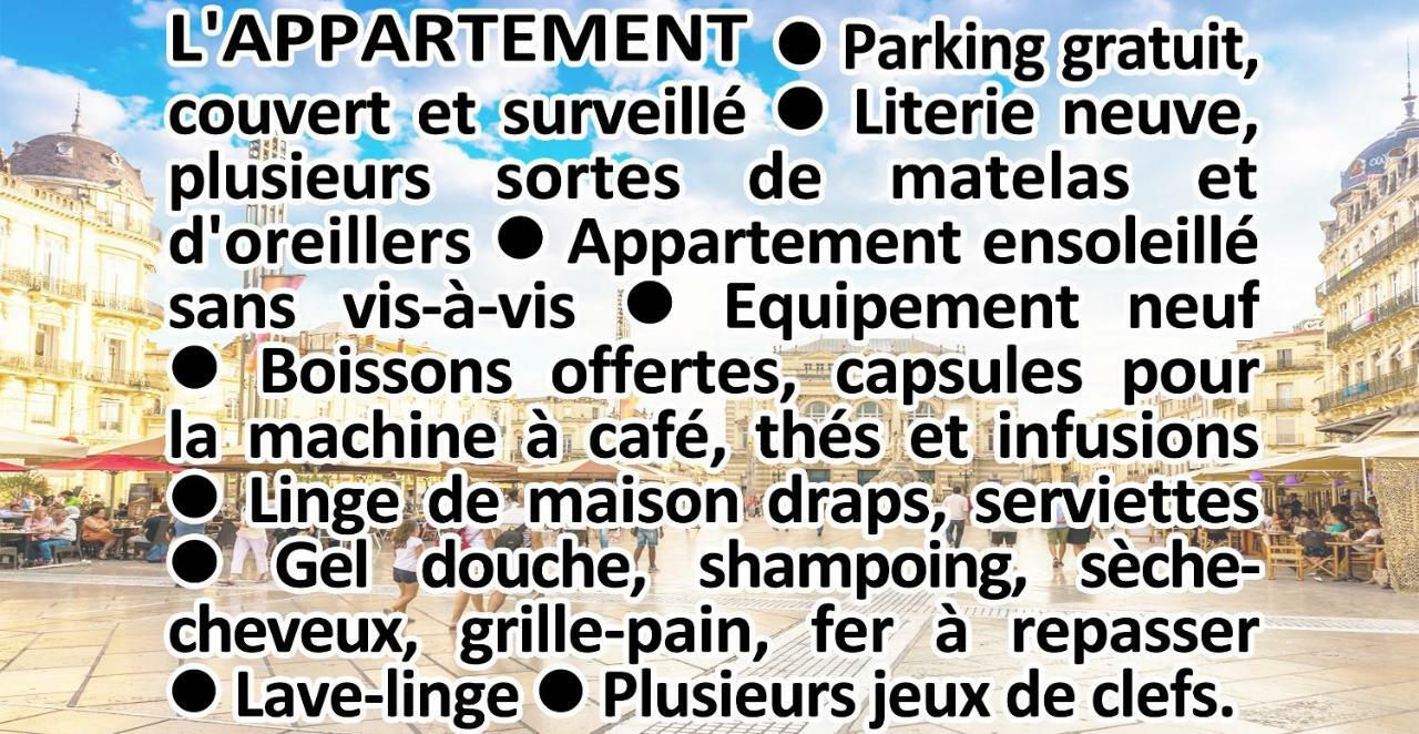 Comedie Musee-Fabre Parking Offert Climatisation Apartman Montpellier Kültér fotó